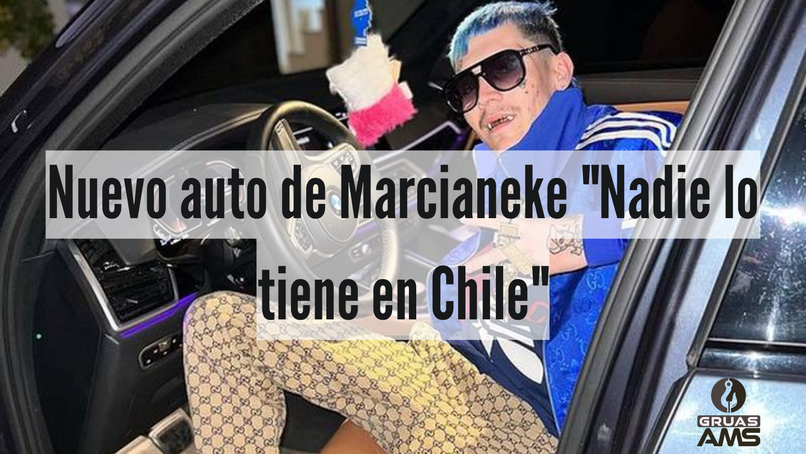 Nuevo auto de Marcianeke “Nadie lo tiene en Chile”