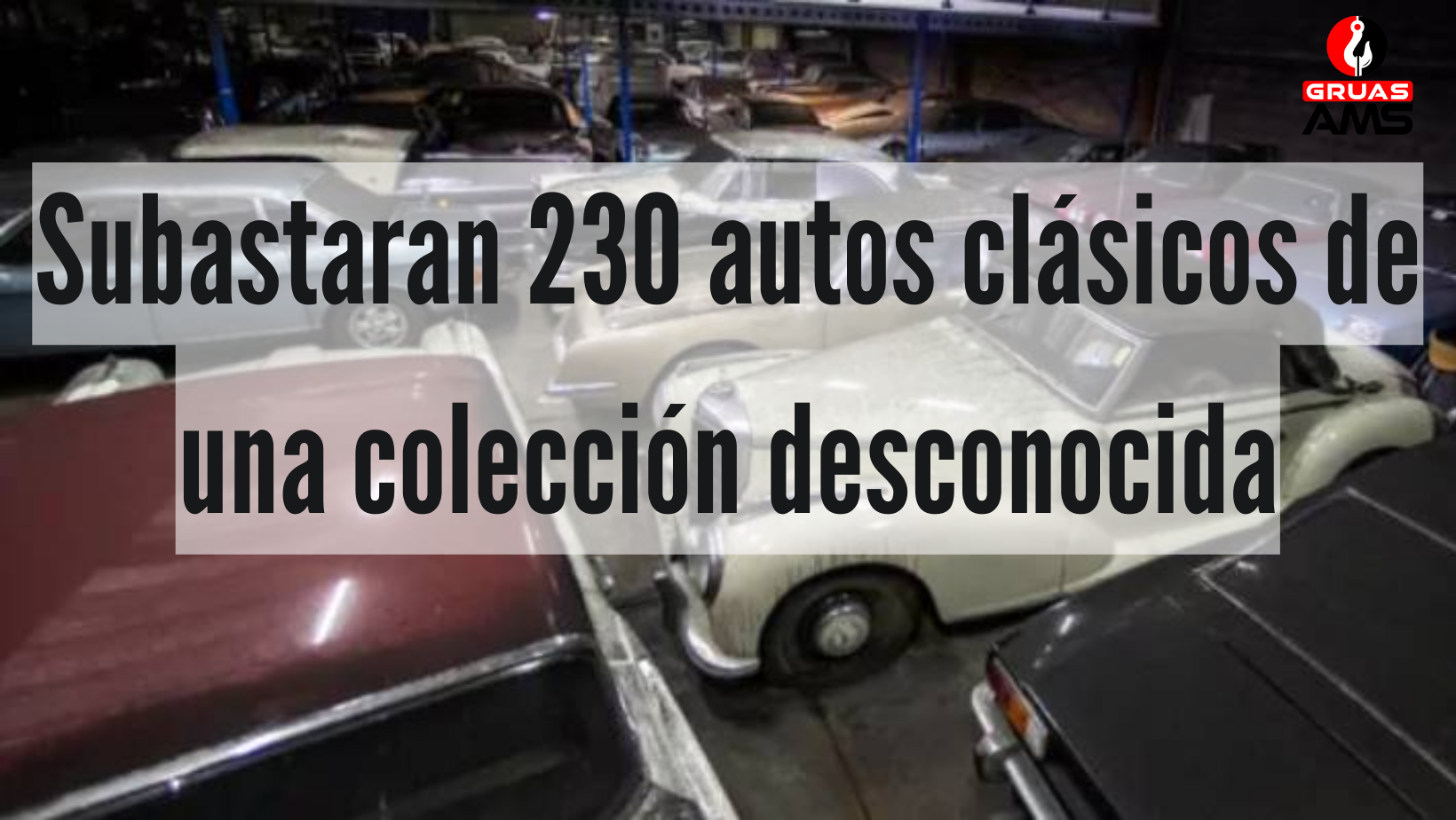 Subastaran 230 autos clásicos de una colección desconocida
